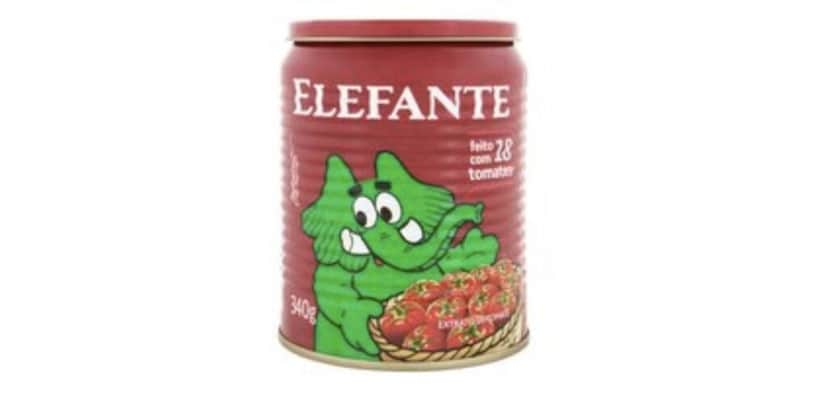 Extrato de tomate Elefante (Foto: Reprodução /. Internet) Extrato de tomate Elefante (Foto: Reprodução /. Internet)