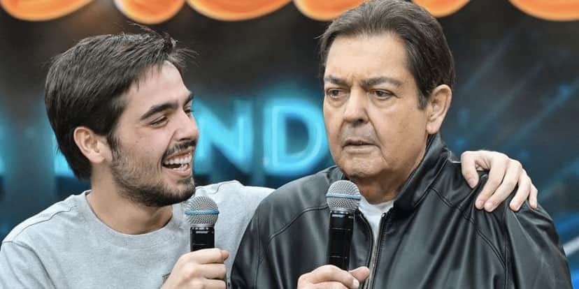 João Guilherme e Faustão em extinto programa (Foto: Reprodução / Band) João Guilherme e Faustão em extinto programa (Foto: Reprodução / Band)