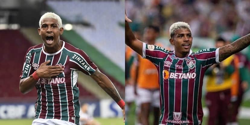 John Kennedy, atacante do Fluminense (Foto - Montagem TV Foco) John Kennedy, atacante do Fluminense (Foto - Montagem TV Foco)