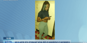 Mulher foi morta brutalmente ao ser espancada pelo marido na frente do filho - Foto Record Mulher foi morta brutalmente ao ser espancada pelo marido na frente do filho - Foto Record