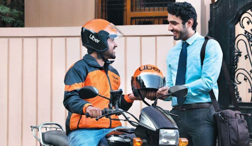 Serviço Uber Moto (Foto: Reprodução, Garagem 360) Serviço Uber Moto (Foto: Reprodução, Garagem 360)