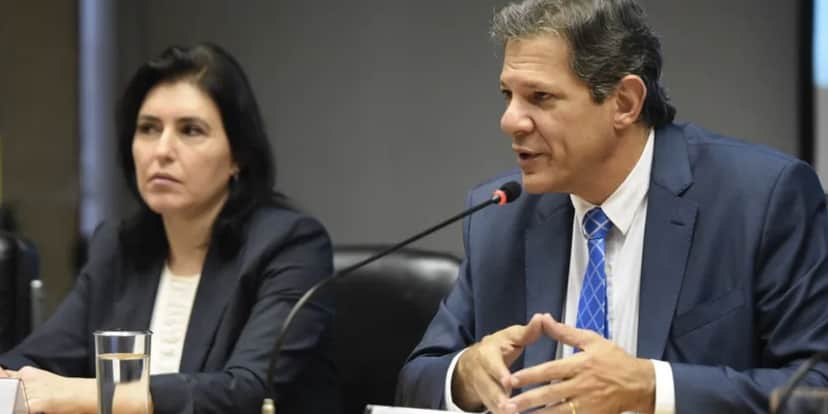 Simone Tebet e Fernando Haddad (Foto: Reprodução / Ton Molina/Agência O Globo) Simone Tebet e Fernando Haddad (Foto: Reprodução / Ton Molina/Agência O Globo)