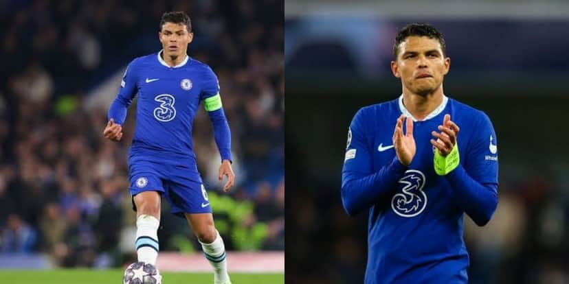 Thiago Silva, zagueiro do Chelsea (Foto - Montagem TV Foco) Thiago Silva, zagueiro do Chelsea (Foto - Montagem TV Foco)