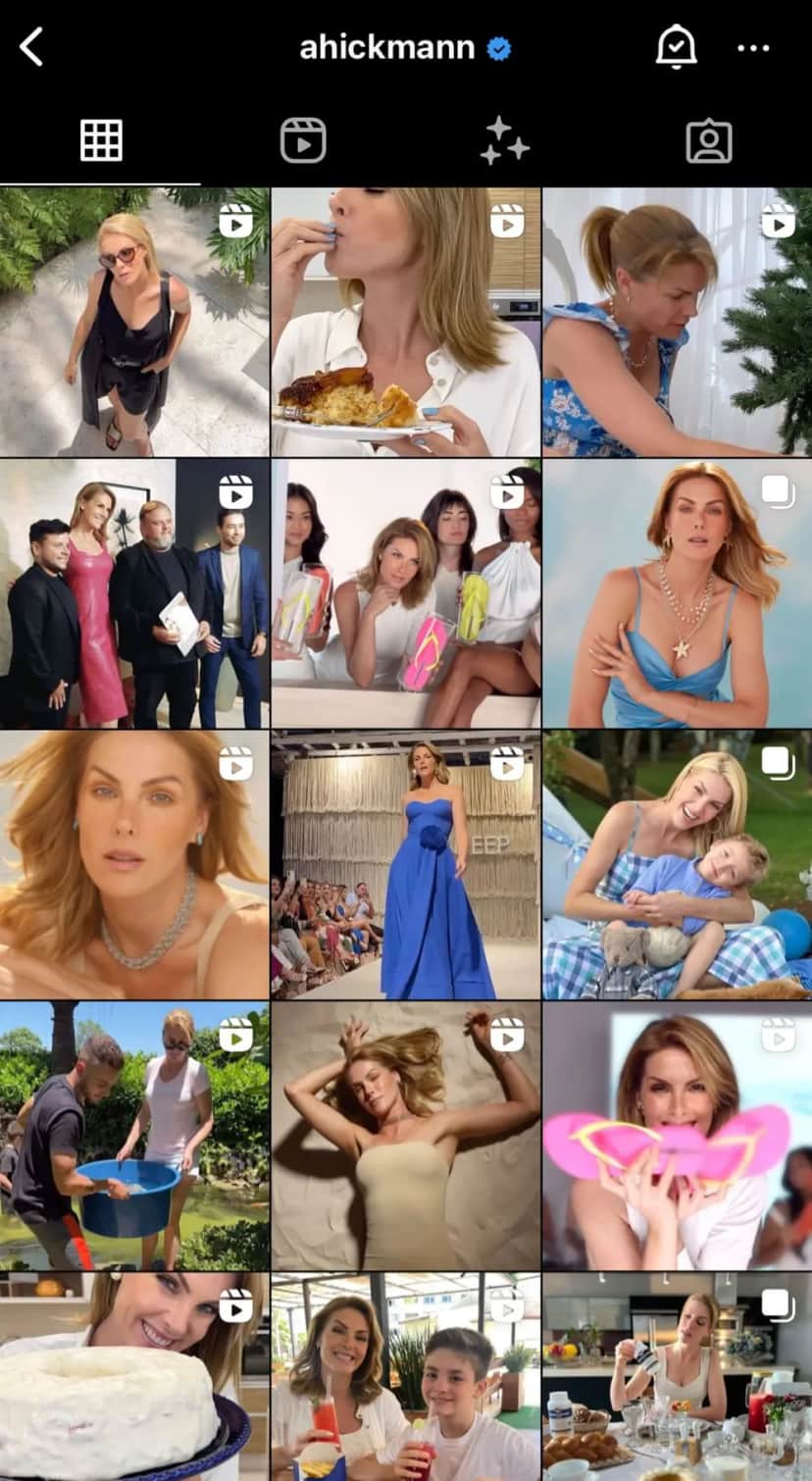 Ana Hickmann apagou as fotos com Alexandre Correa do Instagram (Foto: Reprodução/ Internet) Ana Hickmann apagou as fotos com Alexandre Correa do Instagram (Foto: Reprodução/ Internet)