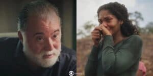 Antônio (Tony Ramos) e Aline (Barbara Reis) em Terra e Paixão (Foto: Reprodução / Globo / Montagem TV Foco) Antônio (Tony Ramos) e Aline (Barbara Reis) em Terra e Paixão (Foto: Reprodução / Globo / Montagem TV Foco)