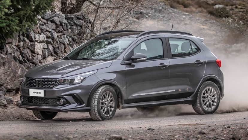 Fiat Argo na cor cinza (Foto: Divulgação) Fiat Argo na cor cinza (Foto: Divulgação)
