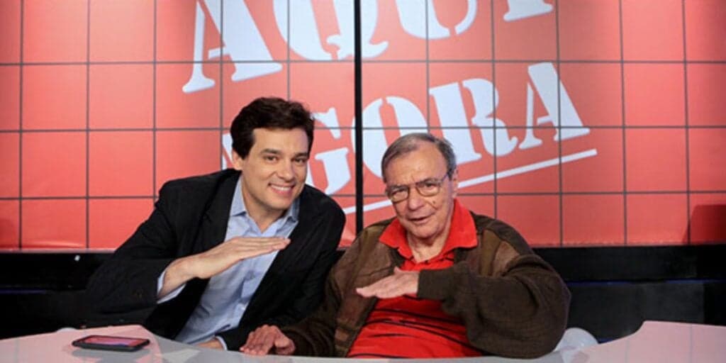 Celso Portiolli fez um linda homenagem para Gil Gomes, astro do Aqui Agora (Reprodução: SBT) Celso Portiolli fez um linda homenagem para Gil Gomes, astro do Aqui Agora (Reprodução: SBT)