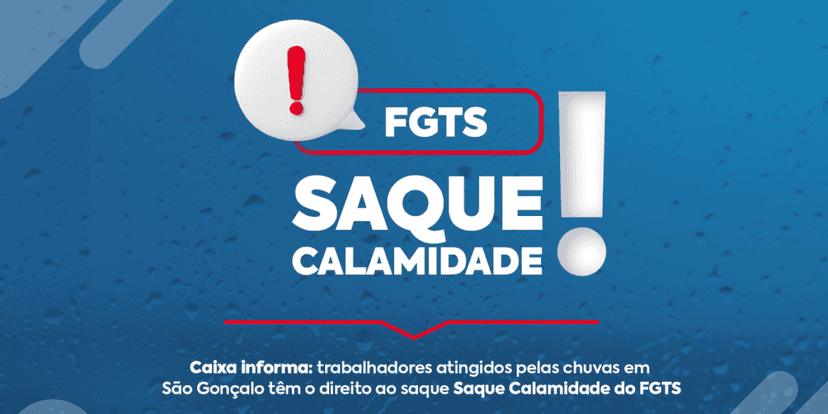Saque calamidade (Foto: Reprodução, Prefeitura Municipal de São Gonçalo) Saque calamidade (Foto: Reprodução, Prefeitura Municipal de São Gonçalo)