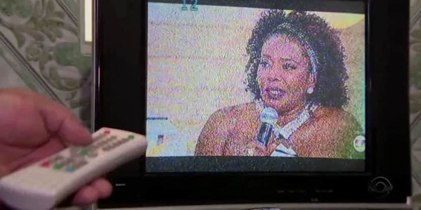 A TV com sinal analógico tem menos qualidade que a digital (Reprodução: Globo) A TV com sinal analógico tem menos qualidade que a digital (Reprodução: Globo)