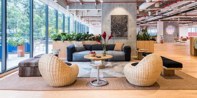 Este é um dos escritórios disponibilizados pela Wework (Reprodução: Internet) Este é um dos escritórios disponibilizados pela Wework (Reprodução: Internet)