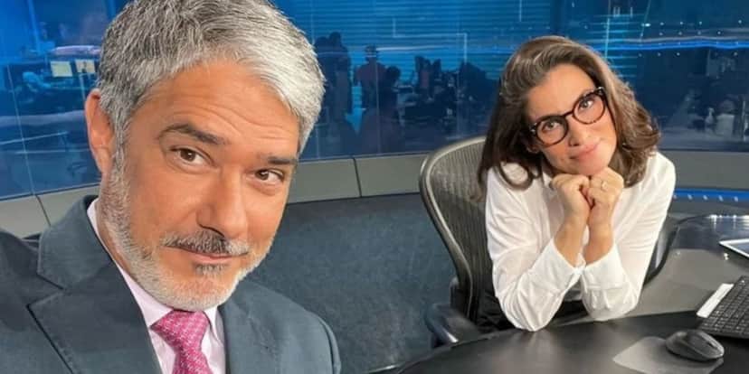 William Bonner e Renata Vasconcellos são âncoras do "Jornal Nacional" (Foto: Reprodução/Instagram) William Bonner e Renata Vasconcellos são âncoras do "Jornal Nacional" (Foto: Reprodução/Instagram)