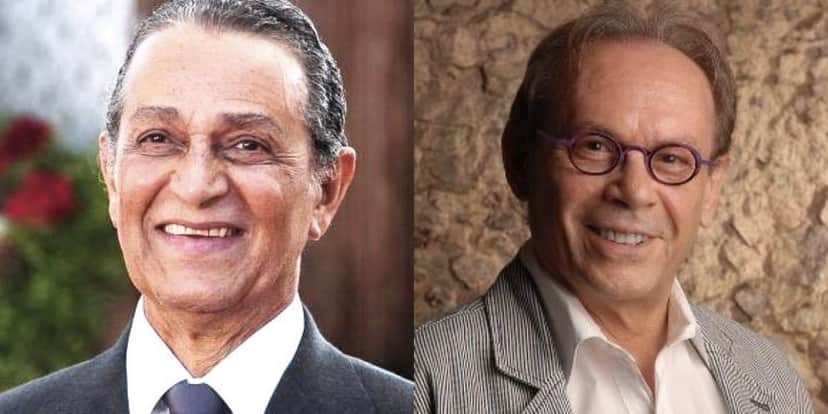 Nelson Xavier e José Wilker (Reprodução/Montagem TV Foco) Nelson Xavier e José Wilker (Reprodução/Montagem TV Foco)