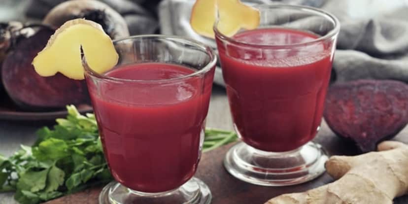Suco de couve, beterraba e gengibre (Reprodução/Internet) Suco de couve, beterraba e gengibre (Reprodução/Internet)