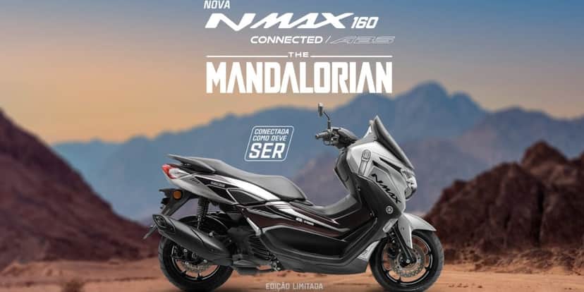 Yamaha NMax Mandalorian (Reprodução/Internet) Yamaha NMax Mandalorian (Reprodução/Internet)