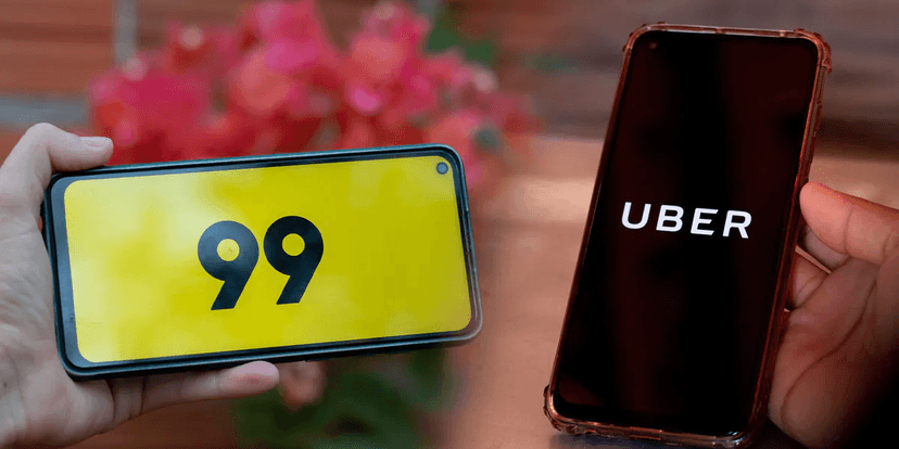 99 e Uber (Foto: Reprodução, Tudo Celular) 99 e Uber (Foto: Reprodução, Tudo Celular)