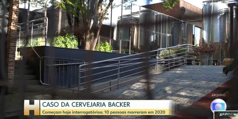 Cervejaria Backer (Foto: Reprodução / Globo) Cervejaria Backer (Foto: Reprodução / Globo)