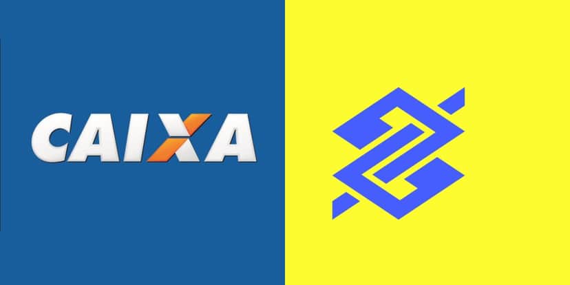 Caixa e Banco do Brasil (Reprodução - Internet) Caixa e Banco do Brasil (Reprodução - Internet)