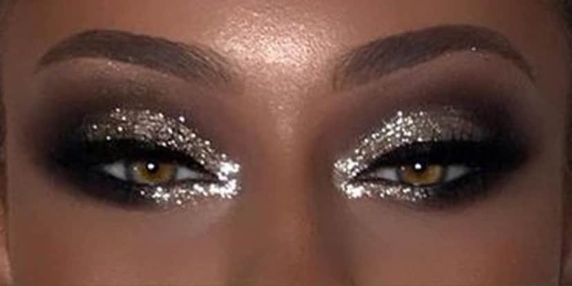 Maquiagem com glitter (Foto: Reprodução/ Internet) Maquiagem com glitter (Foto: Reprodução/ Internet)