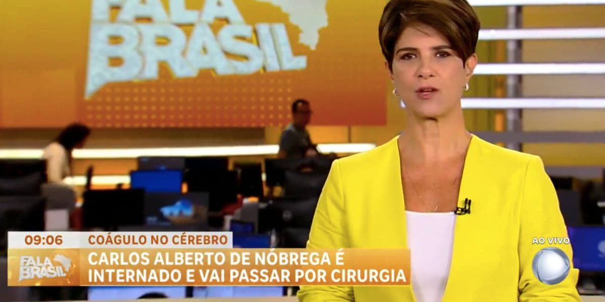 Mariana Godoy no Fala Brasil (Foto: Reprodução / Record) Mariana Godoy no Fala Brasil (Foto: Reprodução / Record)