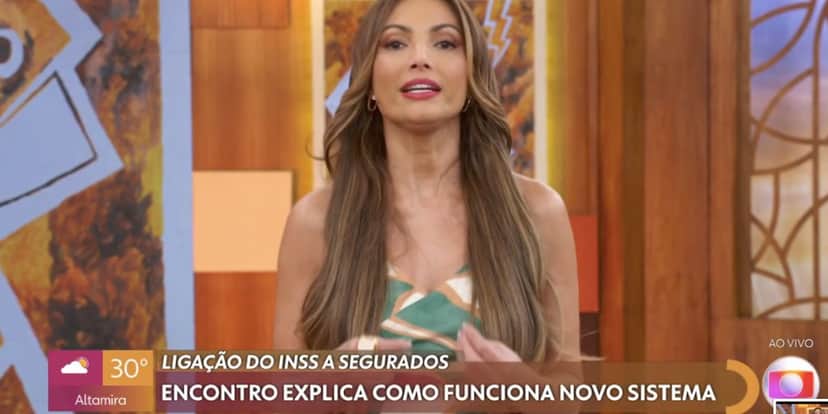 Patrícia Poeta no Encontro (Foto: Reprodução / Globo) Patrícia Poeta no Encontro (Foto: Reprodução / Globo)