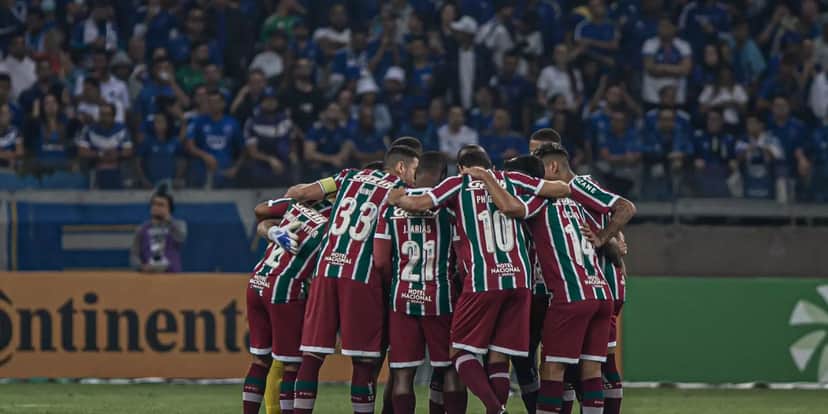 Time do Fluminense em campo - Foto: Internet Time do Fluminense em campo - Foto: Internet
