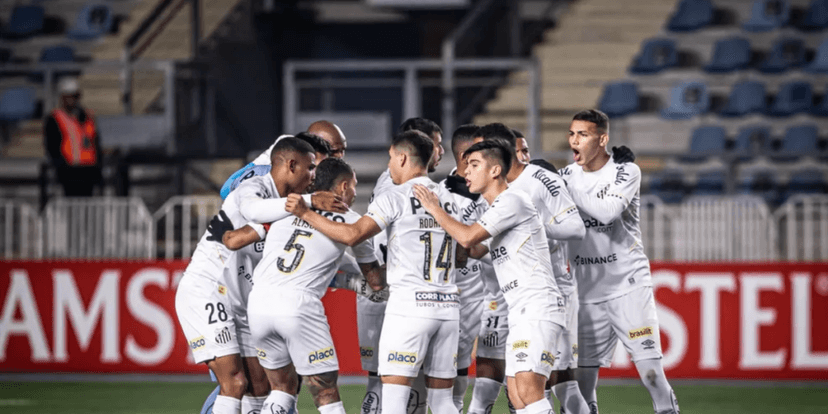 Time do Santos em campo - Foto: Internet Time do Santos em campo - Foto: Internet
