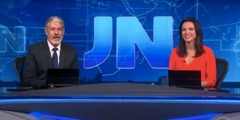 William Bonner e Ana Paula Araújo no Jornal Nacional (Foto: Reprodução / Globo) William Bonner e Ana Paula Araújo no Jornal Nacional (Foto: Reprodução / Globo)