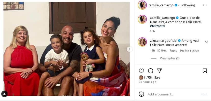 Camilla Camargo passou com o marido e os filhos (Foto: Reprodução/ Internet) Camilla Camargo passou com o marido e os filhos (Foto: Reprodução/ Internet)