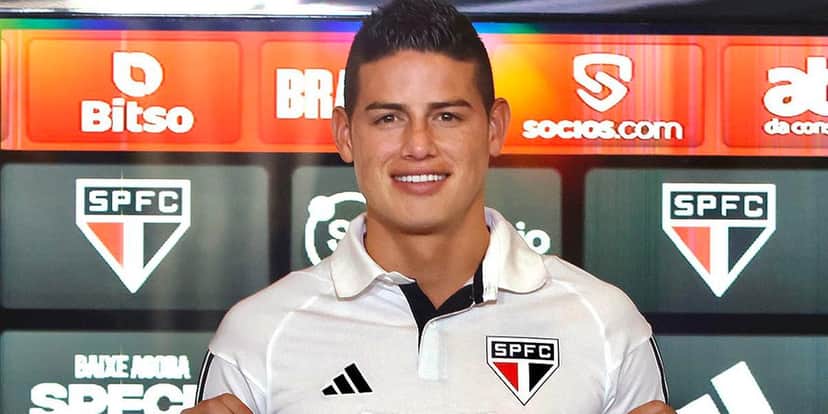 James Rodríguez pode sair do São Paulo (Foto: Reprodução/ Internet) James Rodríguez pode sair do São Paulo (Foto: Reprodução/ Internet)