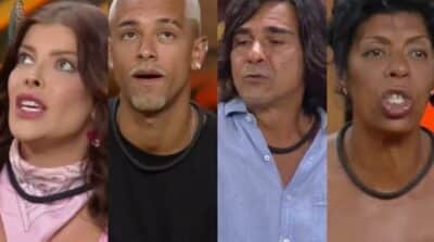 André, Jaquelline, Márcia e WL são os finalistas de A Fazenda 15 (Foto: Reprodução / Record TV) André, Jaquelline, Márcia e WL são os finalistas de A Fazenda 15 (Foto: Reprodução / Record TV)