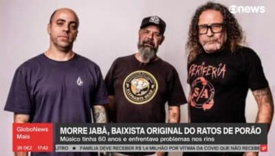 Globo paralisa jornal às pressas e confirma notícia de partida de estrela da música (Foto: Reprodução / Internet) Globo paralisa jornal às pressas e confirma notícia de partida de estrela da música (Foto: Reprodução / Internet)