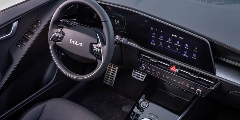 Interior do Niro EX Prestige (Foto: Divulgação/Kia Brasil) Interior do Niro EX Prestige (Foto: Divulgação/Kia Brasil)