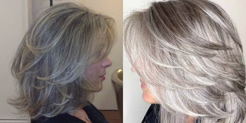 Corte Midi com camadas para os cabelos mais finos e frágeis (Reprodução: Montagem TV Foco) Corte Midi com camadas para os cabelos mais finos e frágeis (Reprodução: Montagem TV Foco)