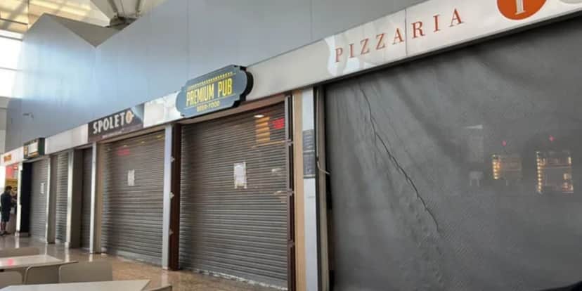 Anvisa interditou restaurantes em Viracopos — Foto: Arquivo pessoal Anvisa interditou restaurantes em Viracopos — Foto: Arquivo pessoal