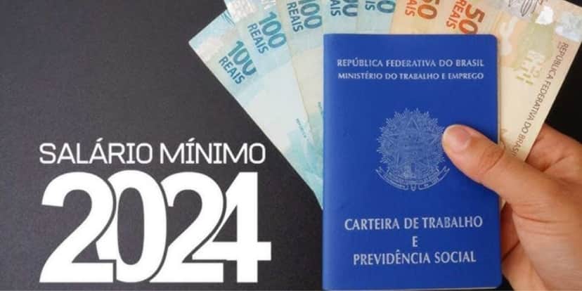 Salário mínimo de 2024 será R$92 maior que atualmente (Reprodução: Internet) Salário mínimo de 2024 será R$92 maior que atualmente (Reprodução: Internet)