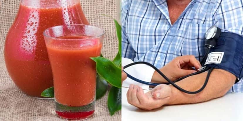 Suco ajuda contra a pressão alta (Reprodução: Montagem TV Foco) Suco ajuda contra a pressão alta (Reprodução: Montagem TV Foco)