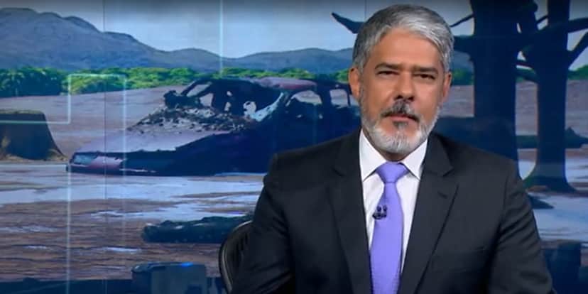 William Bonner comanda todas as noites o Jornal Nacional (Reprodução: Globo) William Bonner comanda todas as noites o Jornal Nacional (Reprodução: Globo)