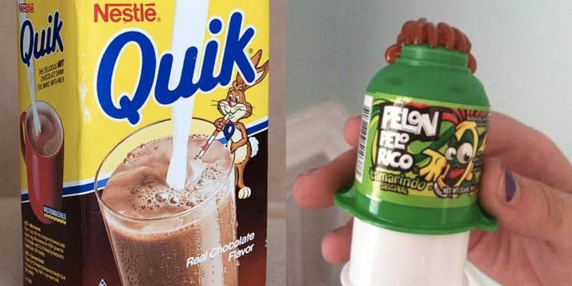 Quick de chocolate e Pelon Cabelon (Reprodução/Montagem TV Foco) Quick de chocolate e Pelon Cabelon (Reprodução/Montagem TV Foco)