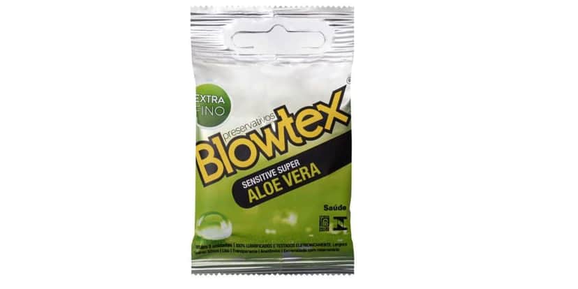 Blowtex Sensitive Super Aloe Vera (Foto: Reprodução / internet) Blowtex Sensitive Super Aloe Vera (Foto: Reprodução / internet)