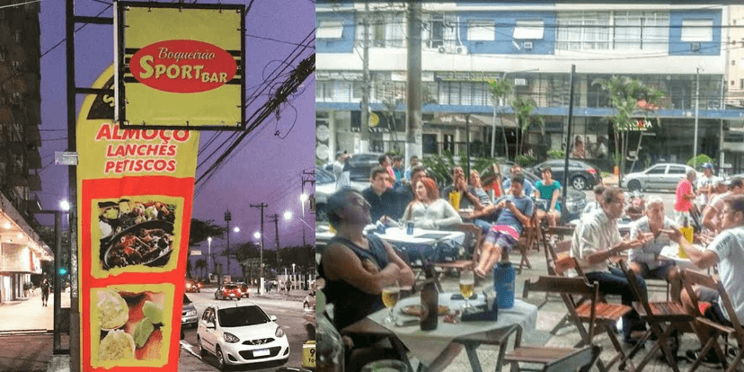 Boqueirão Sport Bar (Reprodução/Internet) Boqueirão Sport Bar (Reprodução/Internet)