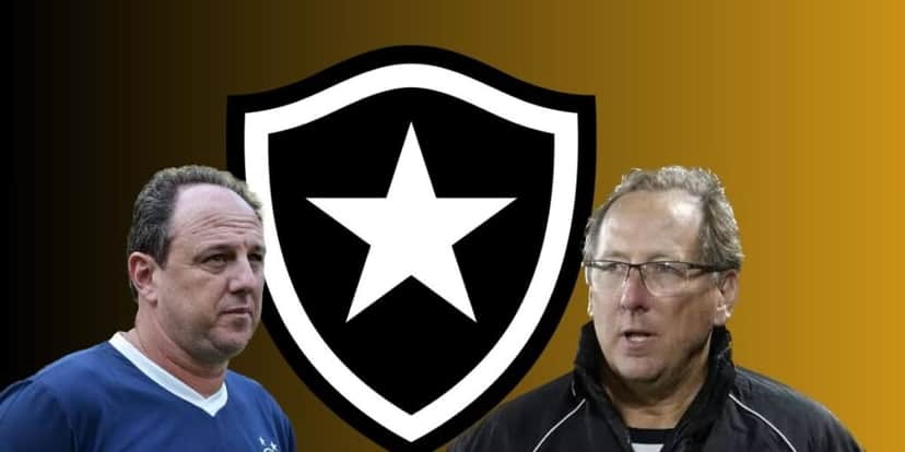 John Textor e Rogério Ceni (Foto - Montagem TV Foco). John Textor e Rogério Ceni (Foto - Montagem TV Foco).