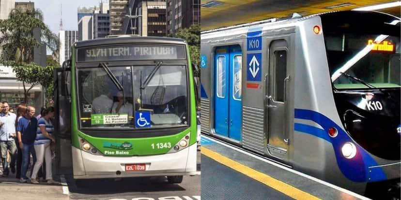 Ônibus / Metrô - Montagem TVFOCO Ônibus / Metrô - Montagem TVFOCO