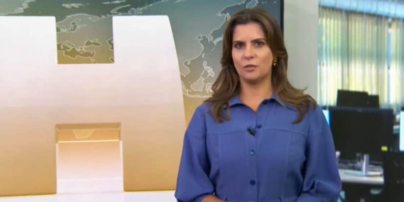 Camila Bonfim no Jornal Hoje (Foto: Globo) Camila Bonfim no Jornal Hoje (Foto: Globo)