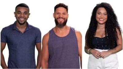 Davi, Juninho e Thalyta estão no segundo Paredão do BBB24 (Foto: Reprodução / Globo) Davi, Juninho e Thalyta estão no segundo Paredão do BBB24 (Foto: Reprodução / Globo)