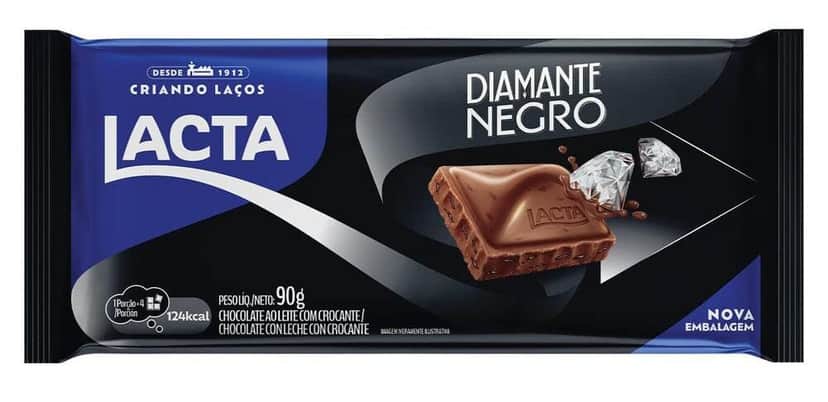 Diamante Negro é da Lacta (Foto: Reprodução/ Internet) Diamante Negro é da Lacta (Foto: Reprodução/ Internet)