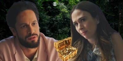 Luigi e Anely em Terra e Paixão (Foto: Reprodução / Globo / Montagem TV Foco) Luigi e Anely em Terra e Paixão (Foto: Reprodução / Globo / Montagem TV Foco)