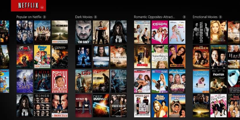 A Netflix conta com um catálogo gigante (Reprodução: Internet) A Netflix conta com um catálogo gigante (Reprodução: Internet)