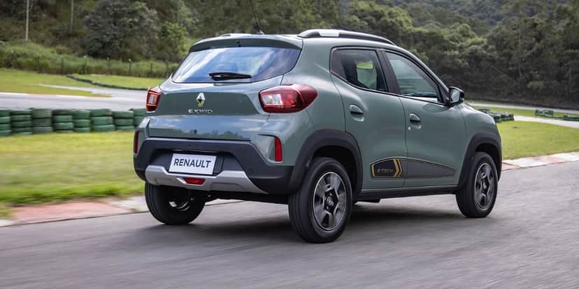 Renault Kwid é um dos elétricos mais baratos do mercado (Reprodução: Internet) Renault Kwid é um dos elétricos mais baratos do mercado (Reprodução: Internet)