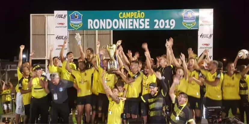 Vilhenense foi campeão pela primeira vez em 2019 (Reprodução: Internet) Vilhenense foi campeão pela primeira vez em 2019 (Reprodução: Internet)
