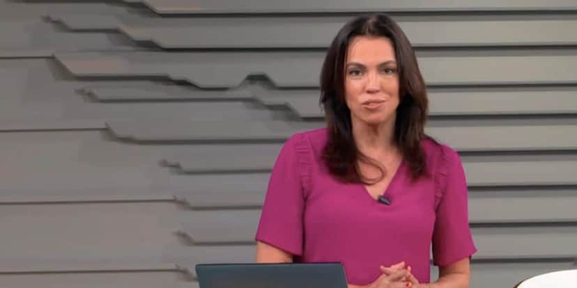 Ana Paula Araújo no Bom Dia Brasil (Foto: Reprodução / Globo) Ana Paula Araújo no Bom Dia Brasil (Foto: Reprodução / Globo)